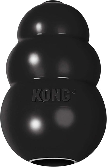 - Extreme Dog Toy - Toughest Natural Rubber, Black - Fun to Chew, Chase and Fetch - for Large Dogs