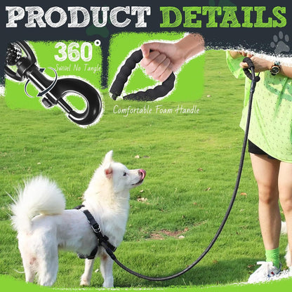 Dog Leash Heavy Duty - 1.5M Dog Lead with Comfortable Padded Handle and Highly Reflective Threads Leash for Small Medium and Large Dogs, Puppy Training Essential Leads for Walks, Hikes