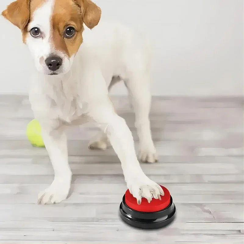 Recordable Dog Toys - Fun, Portable Pet Talking Buttons for Training & Travel